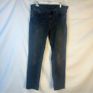 Women’s Black Levi’s Straight Leg Denim W 33 L 32 Lot 599